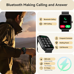 Yoever watch with built-in Alexa for hands-free help