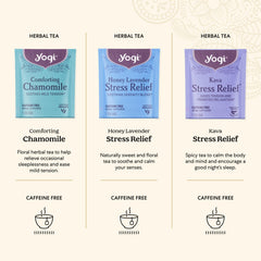 Yogi Cinnamon Horchata Stress & Sleep tea bags with warm spice
