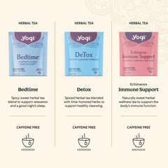 Yogi Detox Tea Bags with light, refreshing aroma