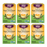 Yogi Green Tea Super Antioxidant 6-pack box for daily antioxidant support