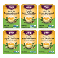 Yogi Green Tea Super Antioxidant 6-pack box for daily antioxidant support