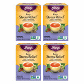 Yogi Kava Stress Relief Tea pack front for a calming evening ritual