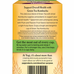 Close-up of lemongrass providing zesty notes in Yogi Green Kombucha.