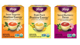 Yogi Morning Energy Pack front view with three energizing teas