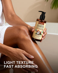 Yoken Coconut Oil used for massage creating a smooth base oil