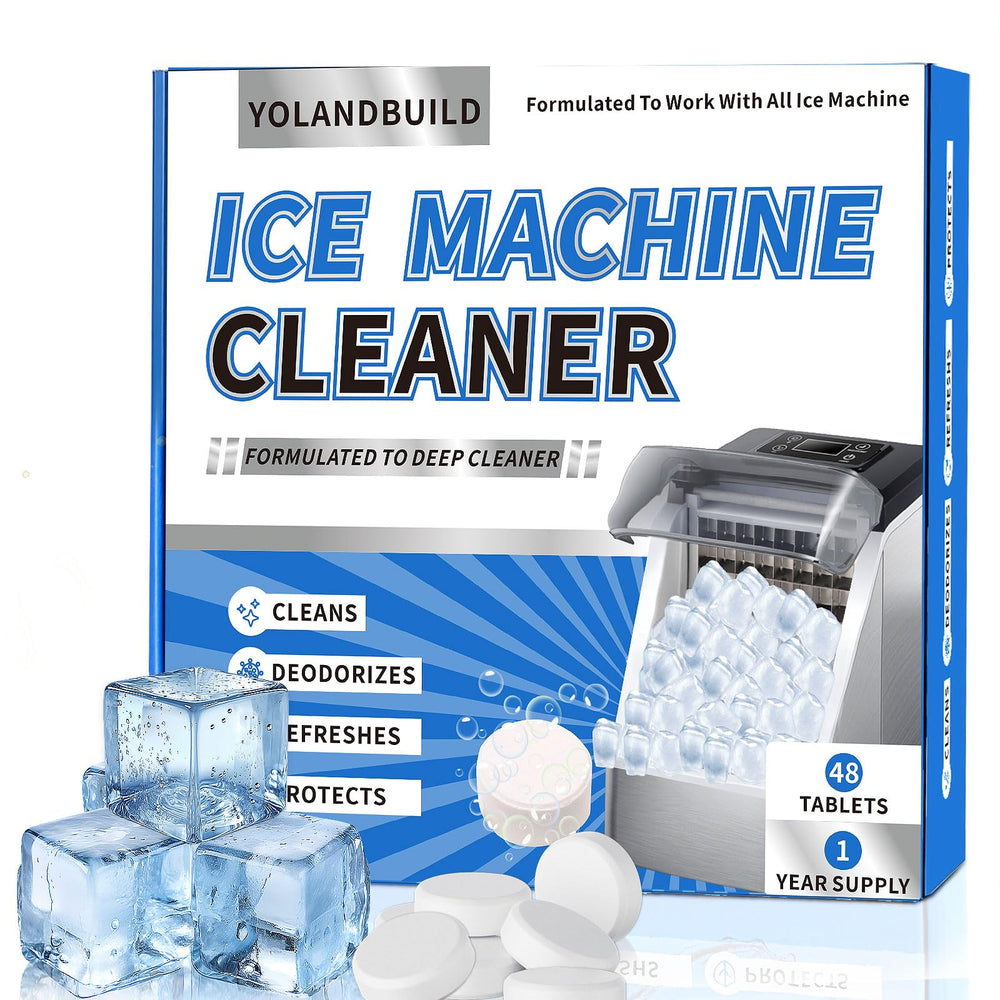 YoLandBuild ice machine cleaner tablets in 48-pack for easy descaling