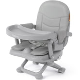 YOLEO booster seat folded for travel and storage