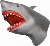 Yolococa shark hand puppet with realistic mouth action for imaginative play