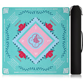 YOMEYOT Mahjong mat green on table reduces tile noise during play