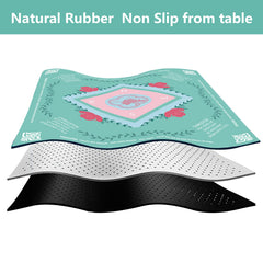YOMEYOT Mahjong mat non-slip bottom stabilizes the playing surface