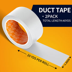YONGJIN white duct tape with strong adhesion on wood and metal surfaces