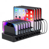 Yoodarmx 60W charging station front view for organized power