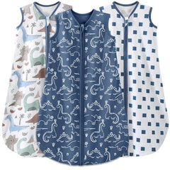 Yoofoss baby sleep sack organic cotton close-up showing soft fabric for sensitive skin