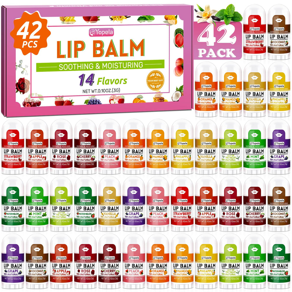 Yopela mini lip balm orange flavor for on-the-go hydration and soft lips
