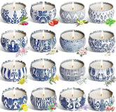YOROXRG Scented Candles 16 Fragrances Pack promotes fresh air and cozy ambiance.