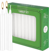 YOROXRG white mini taper candles arranged as a 40-count set for ceremony decor