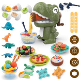 Yositochuan dinosaur noodle machine in action for creative playtime