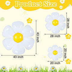 YOTHORN 28 inch daisy balloon adds vibrant centerpiece for celebrations