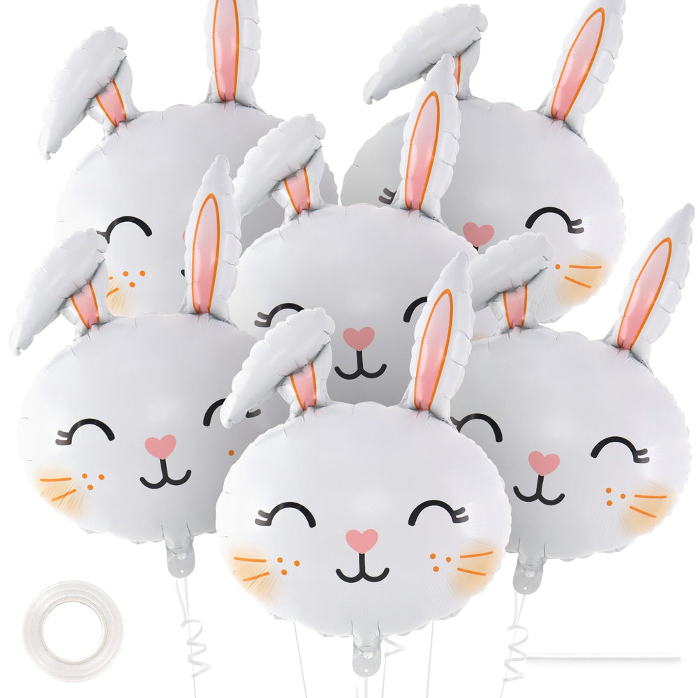 YOTHORN Easter rabbit balloon 30-inch giant foil, ideal as a festive centerpiece.