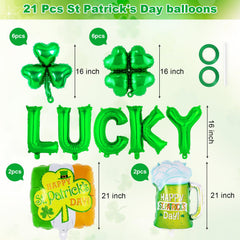 YOTHORN four-leaf clover balloon enhances party ambiance