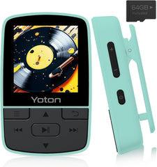 YOTON MP3 player with clean-design finish for daily listening on the go