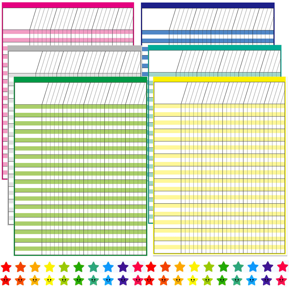 Youngever incentive chart 6-pack full view for chore tracking.