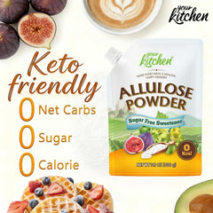 Your Kitchen keto allulose powdered sugar pouch ideal for sugar free beverages