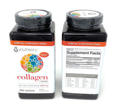 Youtheory Collagen Advanced Formula bottle shown for daily joint and skin support