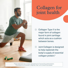 Youtheory Joint Collagen Advanced label close-up highlighting undenatured Type II collagen