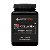 Youtheory Men's Collagen 5000mg bottle front promoting joint support