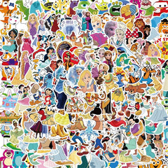 YOUTHSTORE Disney Princess sticker design 02 bright colors for laptops