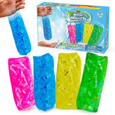 YoYa Toys Magic Wigglers Water Snake 4-pack close-up shows slippery texture for stress relief