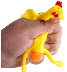 YOYOSTORE squishy chicken shows egg pop for playful tactile release
