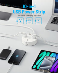 Yozisital rotating plug design keeps outlets accessible