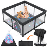 Yozoia Taleco Gear foldable playpen with roomy 50x50 inch interior for safe baby exploration