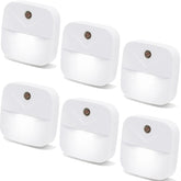 YRWXZYO 6-pack night light plug-in with gentle nighttime illumination for safe navigation