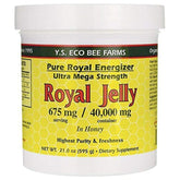 YS Eco Bee Farms royal jelly in honey gel pour for convenient daily serving