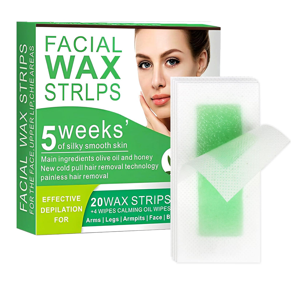 YSCFHSHC face wax strips for gentle, painless hair removal on sensitive skin.