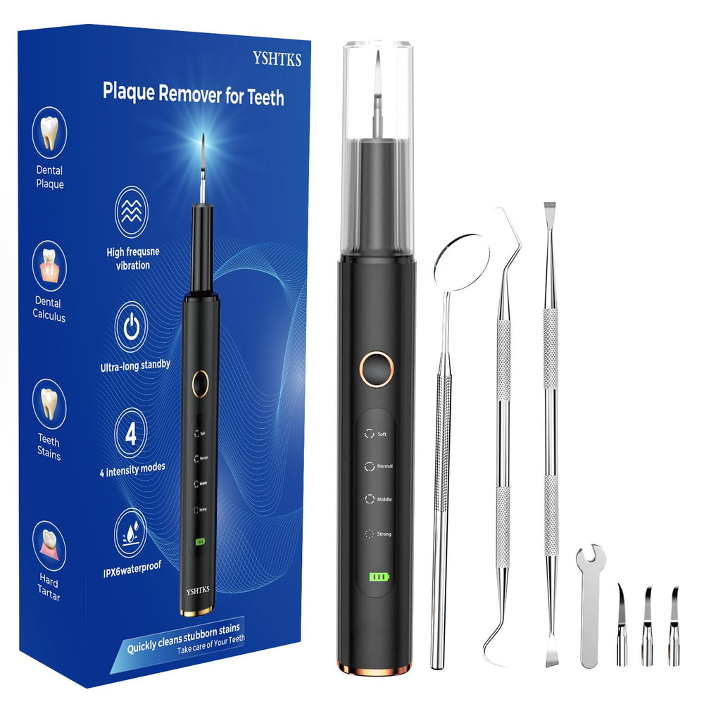 YSHTKS plaque remover with LED light for precise at-home cleaning