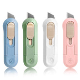 ysuovuf 4psc box cutter retractable-handle for safe, precise openings.