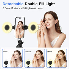 YUANRAN selfie stick offers 360-degree rotation for flexible angles