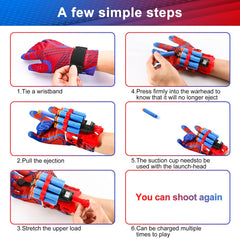 YUCCKYOU web shooter with wrist strap for comfortable cosplay action.