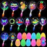 YUGYNNSI Easter finger light kit glowing on eggs for bright egg hunts