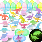 YUJUN glow dinosaur toys inside Easter eggs for fun egg hunts