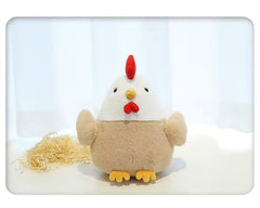 YUKOUQIAN chicken plush recovers shape after vacuum packaging.