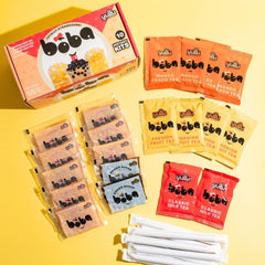 YULU FOODS classic milk tea packets provide a creamy base for at-home drinks