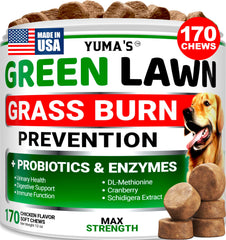 YUMA'S Dog Urine Neutralizer bottle for daily lawn protection.