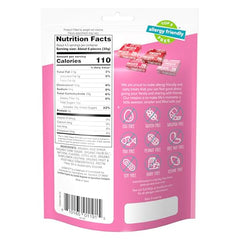 YumEarth Chewys Fruity Reds bag open showing vibrant fruit candies.