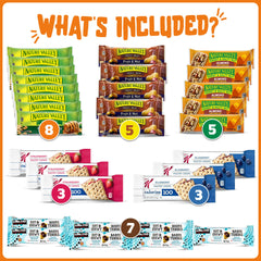 Yummey granola bars with flavor variety appealing to varied tastes and occasions.