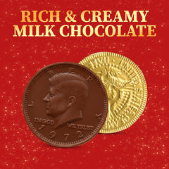 Yumzo coins for party decorations during Christmas and Easter.